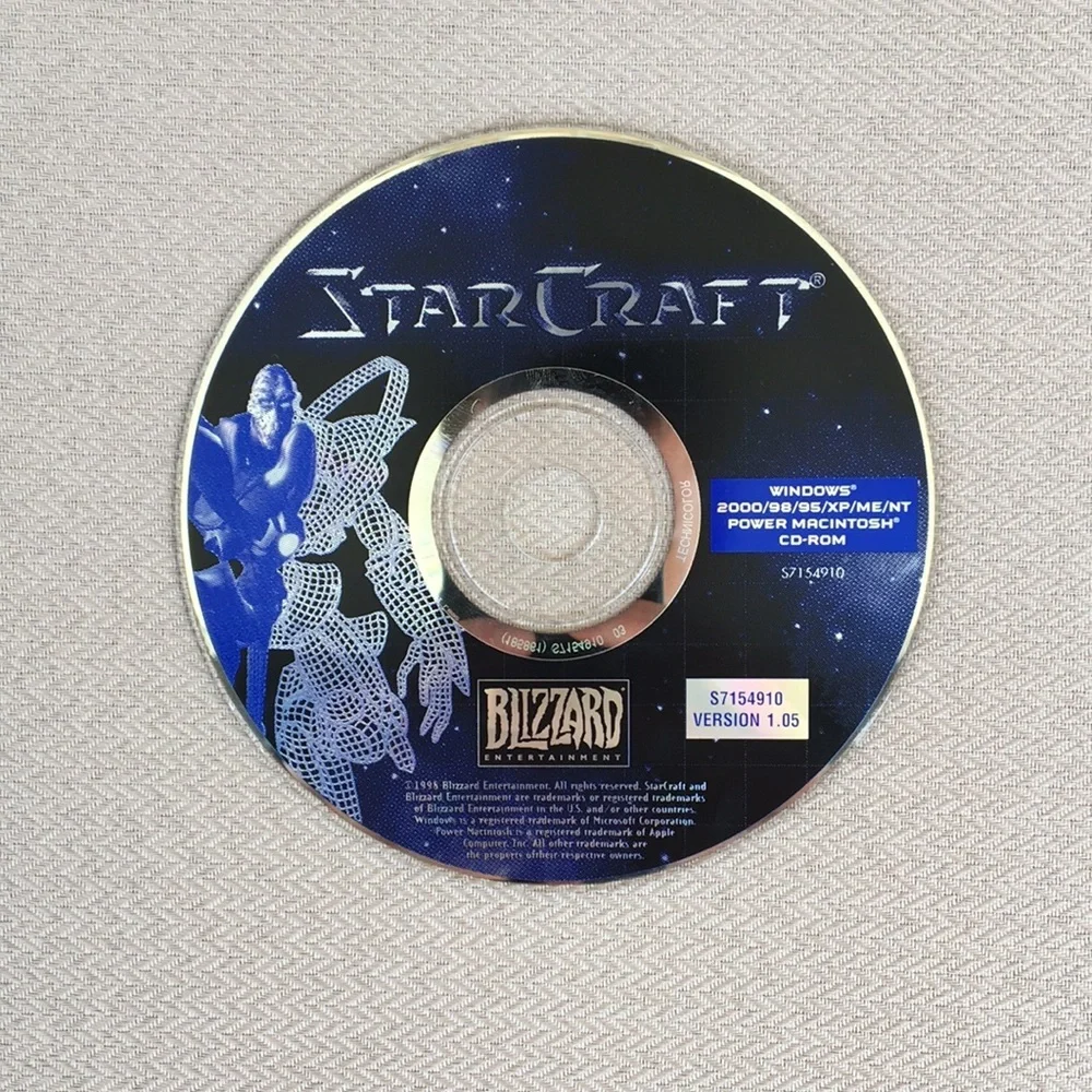 StarCraft and Expansion Set PC Game CDs